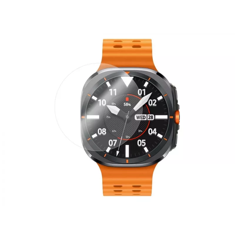 Protector de pantalla de cristal templado FIXED para Samsung Galaxy Watch Ultra – Transparente, 2 uds.