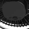 Ventilador de mesa con clip recargable Adler | AD 7342 | Ventilador de mesa | Negro | Diámetro 15,5 cm | Número de velocidades 3 | Oscilación | 5 W