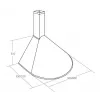 Campana extractora Akpo WK-5 Rondo Turbo 50 blanca