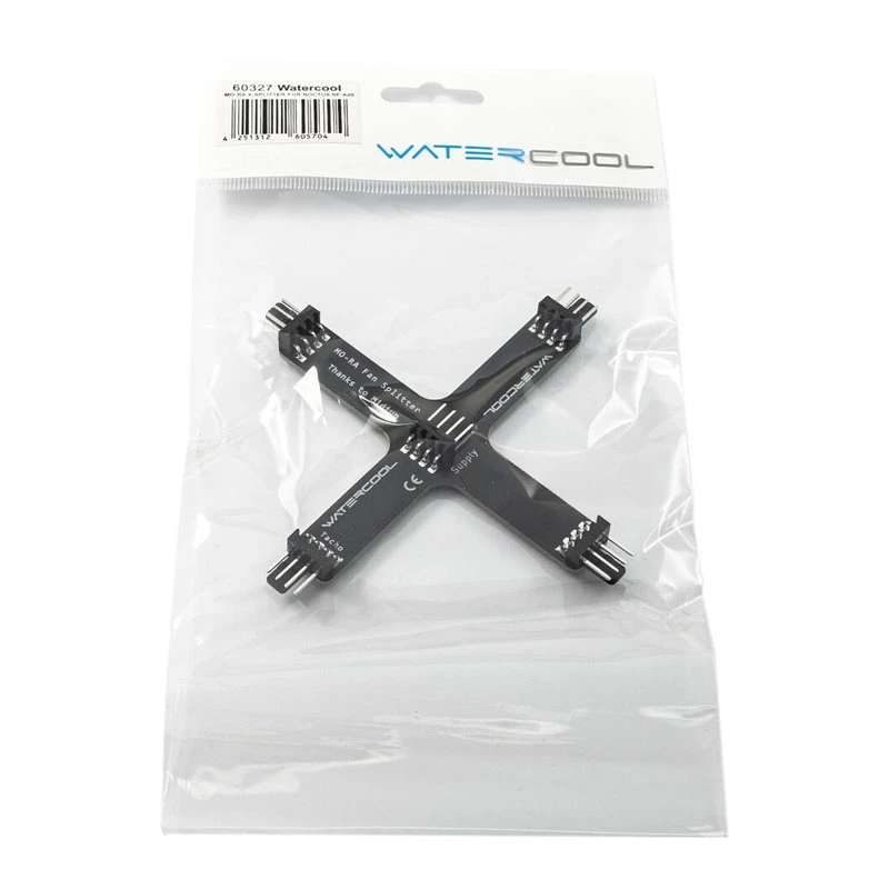 Divisor de radiador Watercool MO-RA X-Splitter para ventiladores Noctua NF-A20