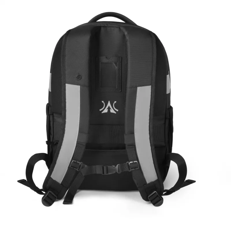 Mochila DICOTA Hi-Vis V2 Negra 320x220x455mm PET TPU
