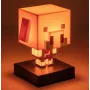 Lámpara de mesa Paladone Icon Light PP14431MCF Piglin LED, decorativa con diseño gaming