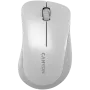 CANYON MW-11, ratón inalámbrico 2,4 GHz, con 3 botones, DPI 1200, pila: AAA*2 uds., blanco perla gris 67*109*38 mm 0,063 kg