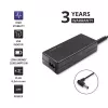 Qoltec 51775 adaptador de corriente CA para monitores LG, 40 W, 19 V 2,1 A, conector de 6,5x4,4 mm