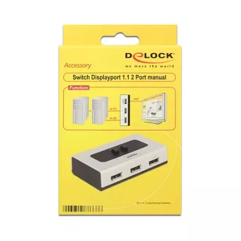 Conmutador de vídeo DeLOCK 87668 DisplayPort