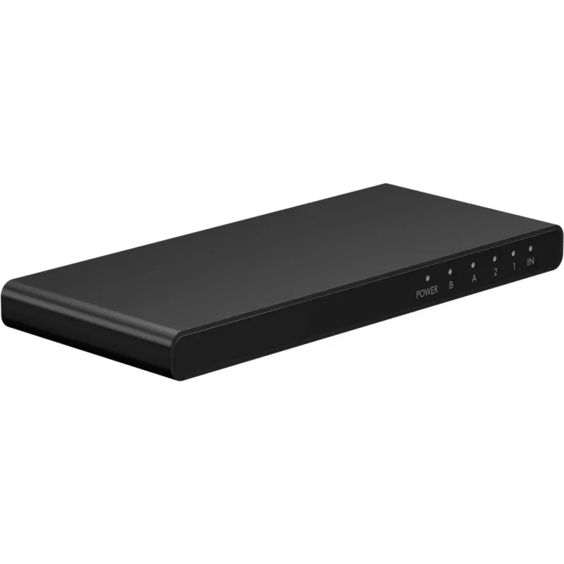 Splitter HDMI 1 a 2 (4K @ 60 Hz) – divide 1 señal de entrada HDMI en 2 señales de salida HDMI