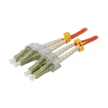 Cable de parcheo de fibra óptica de 2 fibras 7,5 m LC-LC - 50/125 µm - OM2 - AD=2 mm - Synergy 21