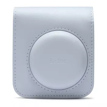 Funda compacta Fujifilm 4177081 blanca para Instax Mini 12 con correa de hombro