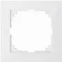 Placa de pared/Tapa de interruptor Merten MEG4010-3619 — blanco, termoplástico, sin tornillos, pack individual