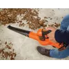Black & Decker GWC1820PC Soplador de hojas a batería 209 km/h negro, naranja 18 V litio