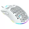CANYON Puncher GM-11, ratón gaming con 7 botones programables, sensor óptico Pixart 3519, 4 niveles de DPI hasta 4200, 5 millones de clics de vida útil, cable Ultraweave de 1,65 m, patines de PTFE