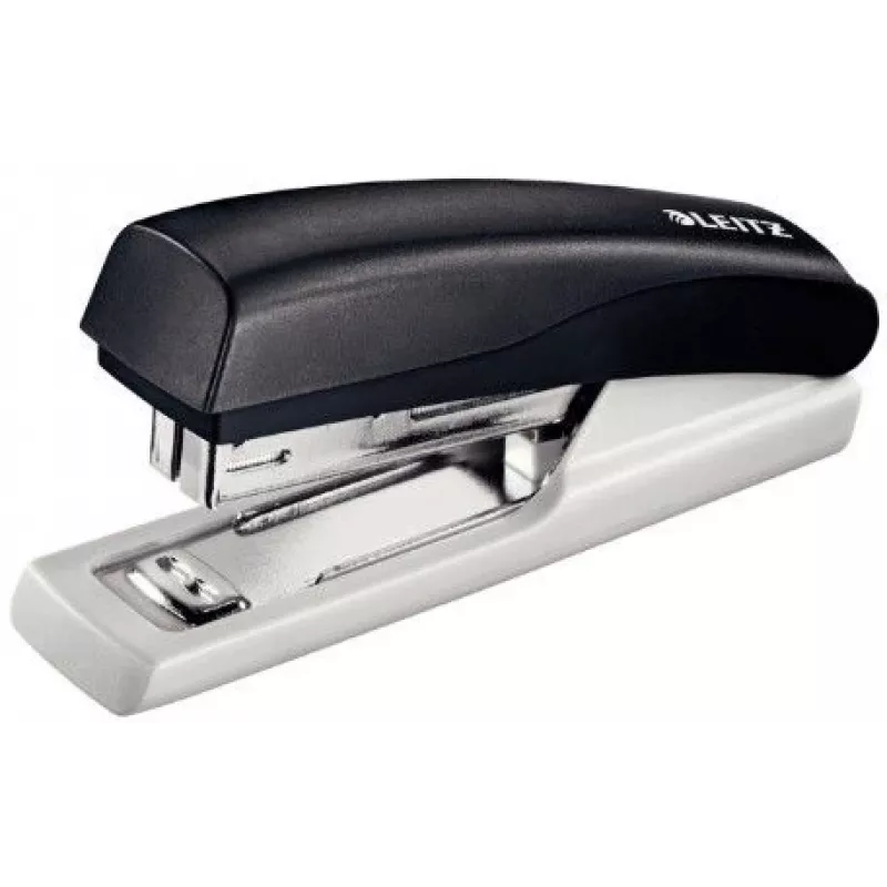 Grapadora Leitz NeXXt 5517, 10 hojas, 10 hojas, negro, plata, plástico, 80 g/m², carga superior, integrado