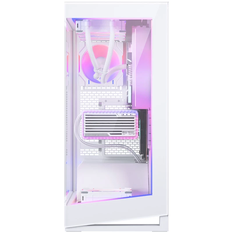Phanteks NV5 Premium DRGB kit de iluminación ARGB con hub de alimentación y cubierta de placa base, blanco