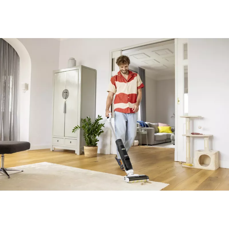 Limpiador de suelos 3 en 1 Karcher FCV 3 1.056-122.0 — en seco y en húmedo, 160 W, blanco