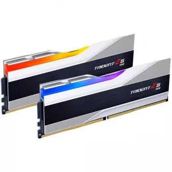 DIMM 64 GB DDR5-6400 (2x 32 GB) Dual-Kit, memoria RAM plata/negra, F5-6400J3239G32GX2-TZ5RS, Trident Z5 RGB, INTEL XMP