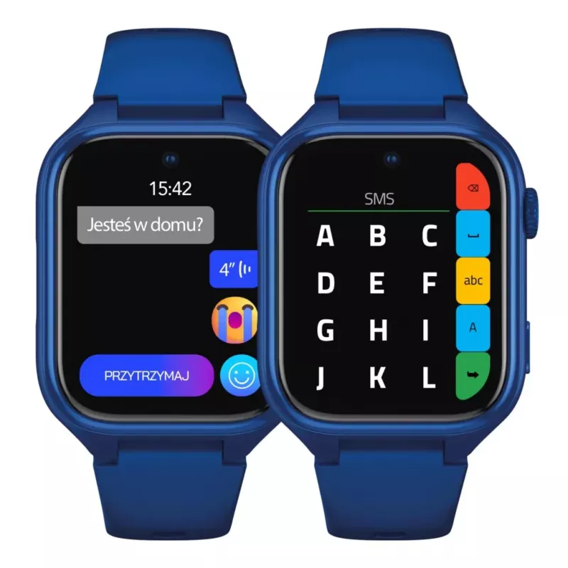 Smartwatch Stelio Junior Pro AI 4G ST-SWJ102-NB — azul marino, conectividad 4G