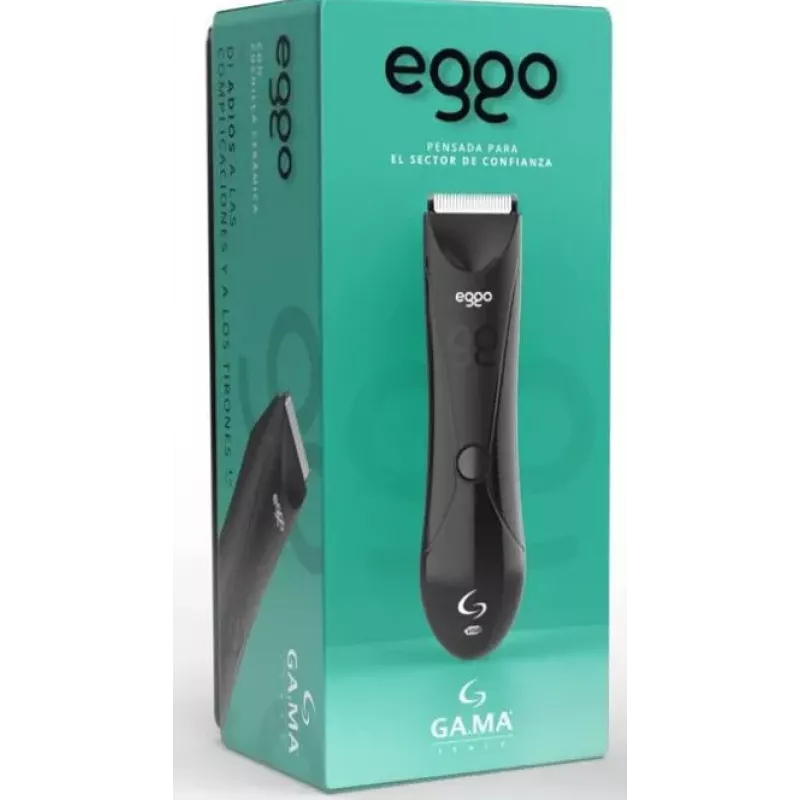 GA.MA GM6026 Eggo Recortadora corporal profesional, Negro | GA.MA