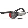 Aspirador de mano Black & Decker PV1200AV — Limpiador de tapicerías en seco, 12 V, 0,44 L, 12,5 W, cable de 5 m, gris/rojo