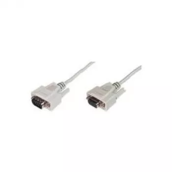 Cable serie DeLOCK RS-232 3 m beige SUB-D 9