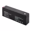 Batería AGM sellada QOLTEC 12V 2,3Ah para sistemas SAI y de respaldo, descarga máx. 34,5A