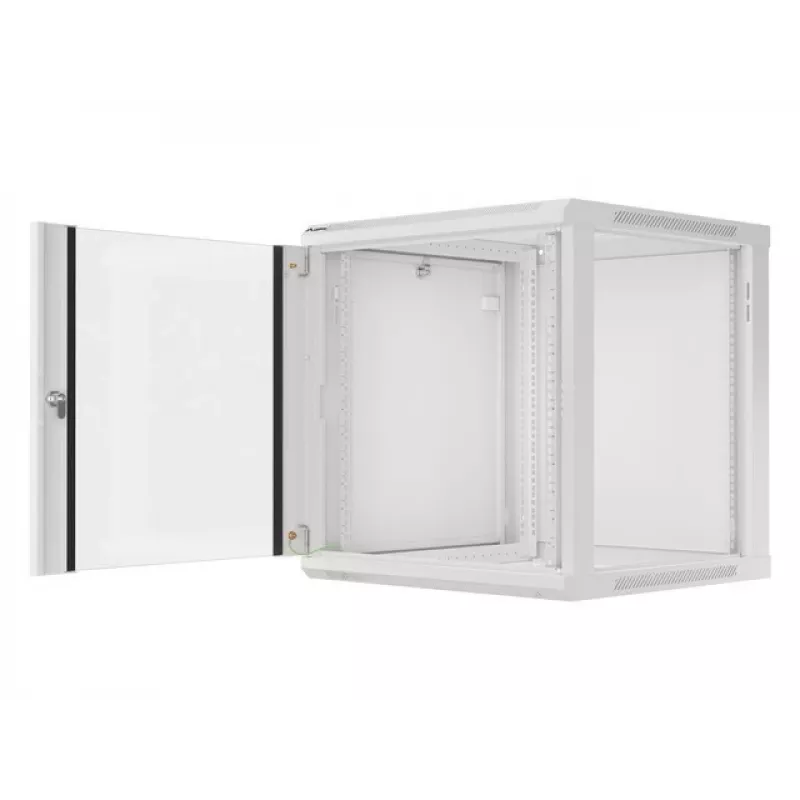 Armario de instalación de pared Lanberg 19'' 12U 600x600mm gris (puerta de cristal)