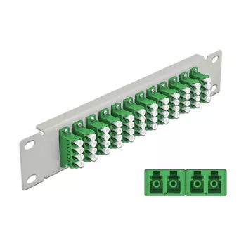 Panel de parcheo de fibra óptica DeLOCK 10