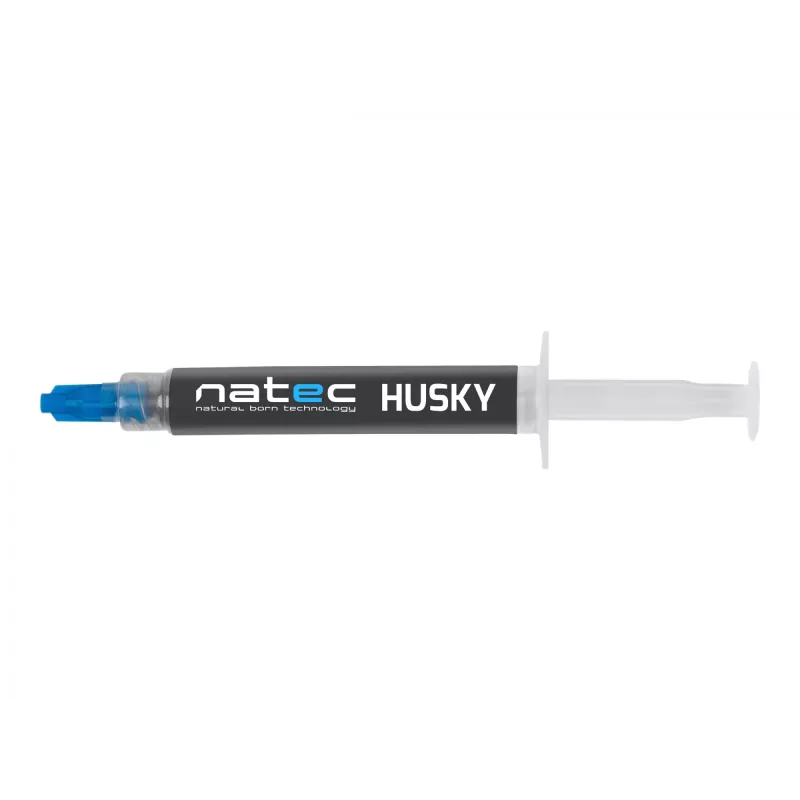 Pasta térmica NATEC Husky NPT-1324, conductividad térmica 4,63 W/m·K, volumen 2 ml, densidad 2,5 g/cm³