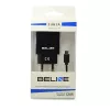 Cargador de viaje Beline Beli0011 — 2 puertos USB, cable microUSB, salida 2A, negro