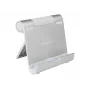 TERRATEC iTab S - Soporte para teléfono móvil / tablet - Aluminio - Plata - Soporte de mesa (219727)