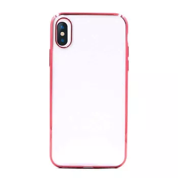 Funda para móvil Devia Soft case Glitter para iPhone XS/X 5.8, TPU, rojo