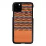 Funda para smartphone man and wood para iPhone 11 Pro Max — estampado de cuadros marrón, borde negro