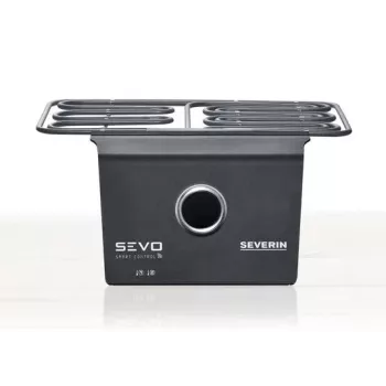 Parrilla eléctrica de mesa SEVERIN ZB 8194 con placa antiadherente y termostato ajustable