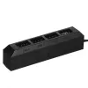 Hub de ventiladores DeepCool FH-04 – ATX de 20 pines a 4× 3 pines Molex, cable de 0,55 m, negro