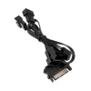 Cable en Y para ventilador Kolink 1 a 4 PWM 35 cm, 4 pines PWM a 4×4 pines PWM + SATA