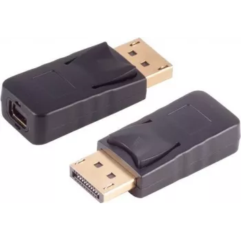 Adaptador DisplayPort ShiverPeaks 10-01030 — Mini DisplayPort a DisplayPort, compatible con 4K