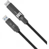 Cable USB4 a HDMI 4smarts ComboCord 240W 1,5 m – USB4 a HDMI, alimentación de 240W, longitud 1,5 m