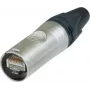 Neutrik RJ45 etherCON CAT6 A conector macho, recto Polos: 8P8C NE8MX6 Níquel NE8MX6 1 ud. (NE8MX6)