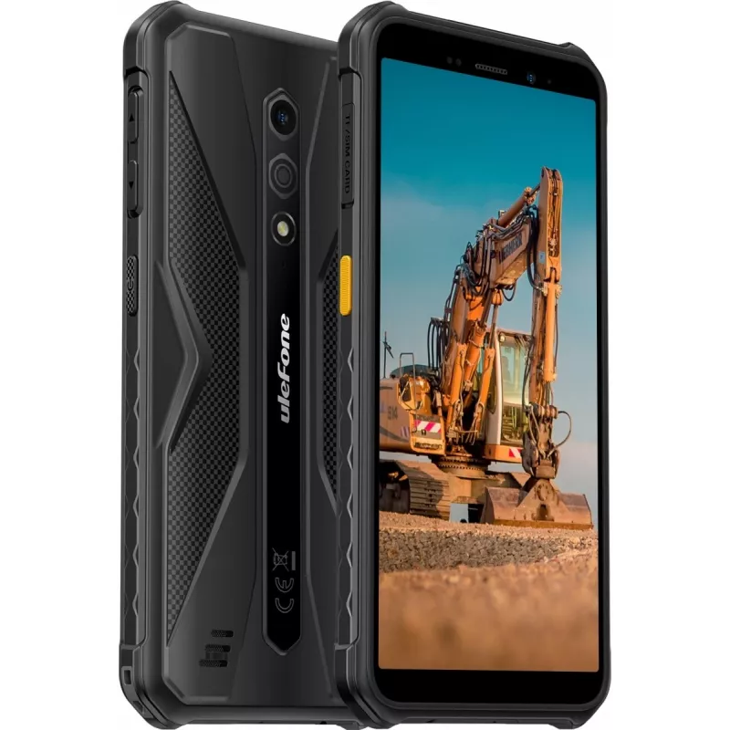 Smartphone resistente UleFone Armor X12 — 3 GB RAM, 32 GB de almacenamiento, todo en negro