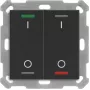 MDT BE-TAL55T206.B1 Pulsador KNX Light 55 2f RGBW sensor de temperatura negro mate conmutación 1 (BE-TAL55T206.B1)