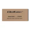 Batería AGM Qoltec 53036 | 12V | 24Ah | máx 360A