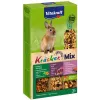 Snacks para mascotas pequeñas Vitakraft 25227 — mezcla de uva, fruta, verdura y nuez para conejos, 160 g