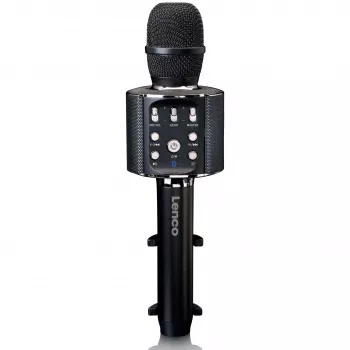 LENCO BMC-090 micrófono de karaoke, negro