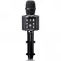 LENCO BMC-090 micrófono de karaoke, negro