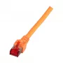 EFB-Elektronik cable patch RJ45 Cat.6 S/FTP LSZH naranja 0,5m fabricante: EFB Elektronik (K5516.0,5)