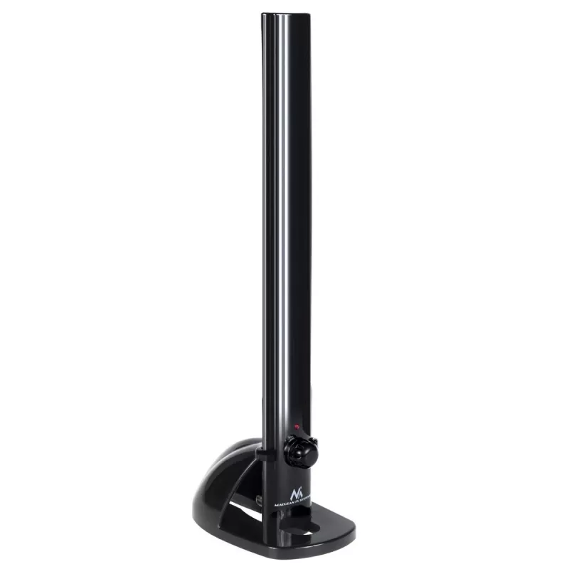 Maclean MCTV-930 antena de TV activa de interior, DVB-T/T2, VHF/UHF/FM, filtro LTE, 28 dB, conector F, negra