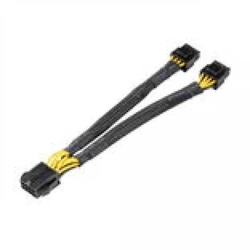 Cable adaptador de alimentación de CPU Akasa 8-Pin a Dual 4+4-Pin (AK-CBPW35-20)