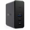 Lenovo X9 Charging GaN Dock con cable USB 3.2 Gen 2 (3.1 Gen 2) Type-C Gris