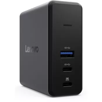 Lenovo X9 Charging GaN Dock con cable USB 3.2 Gen 2 (3.1 Gen 2) Type-C Gris