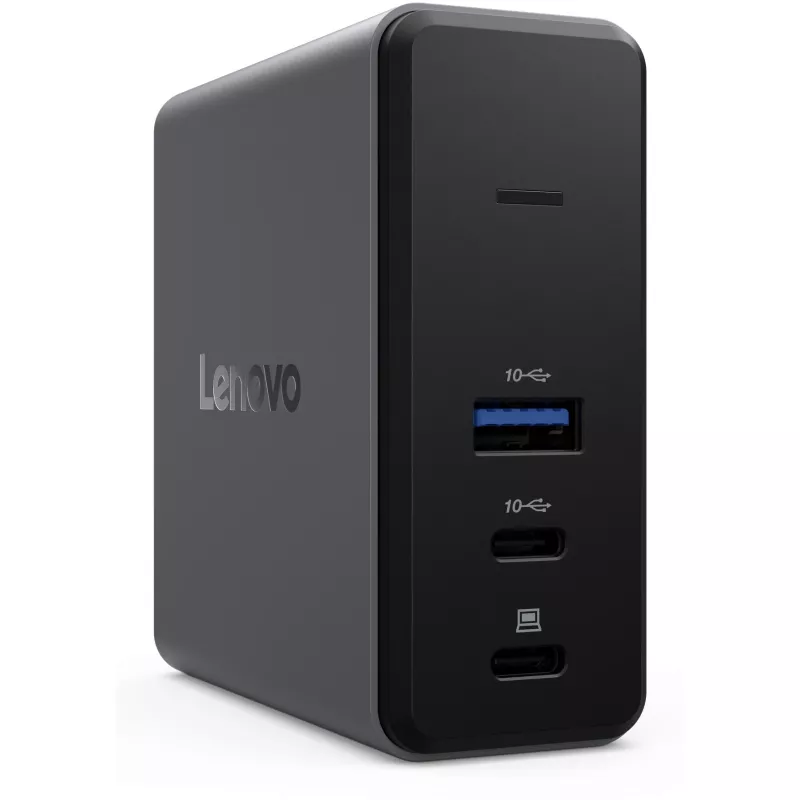 Lenovo X9 Charging GaN Dock con cable USB 3.2 Gen 2 (3.1 Gen 2) Type-C Gris