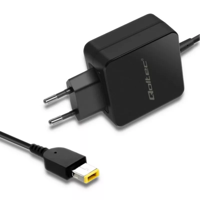 Fuente de alimentación QOLTEC 51766 65W AC/DC 20V 3,25A para IBM/Lenovo, negra, cable de 1,75 m